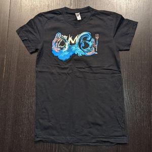 Woot! Women's M OMG Zeus and Neptune battle shirt